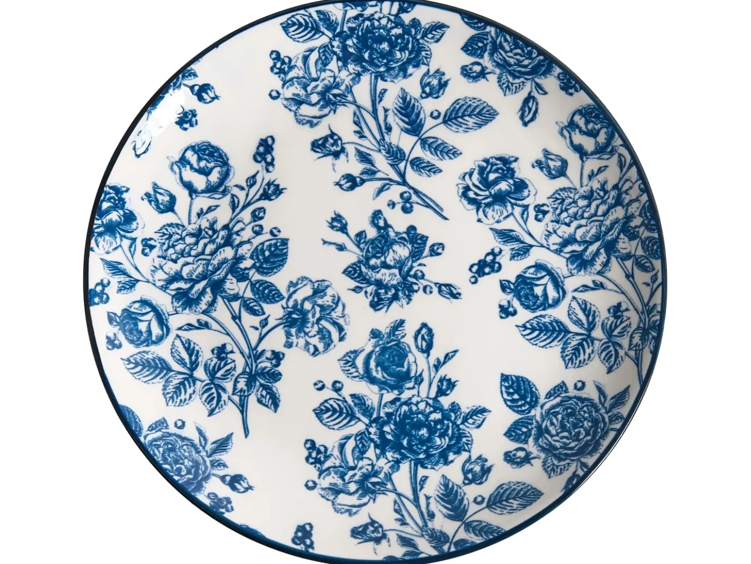 Set di 12 stoviglie BASIL Porcellana Blu