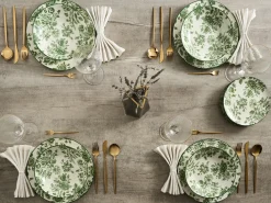 Set di 24 stoviglie BASIL Porcellana Verde