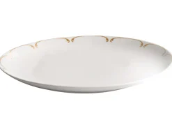 Set di 24 stoviglie CHAROLI Porcellana Bianco/Oro