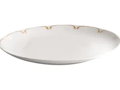 Set di 24 stoviglie CHAROLI Porcellana Bianco/Oro