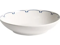 Set di 24 stoviglie CHAROLI Porcellana Bianco/Blu