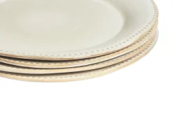 Set di 12 stoviglie CHERVIL Gres porcellanato Beige chiaro