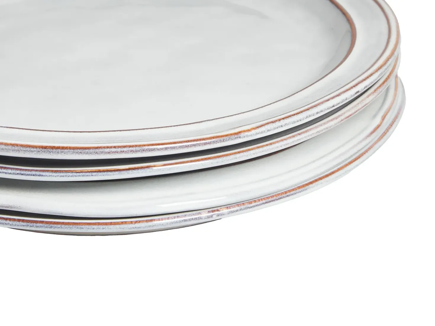 Set di 12 stoviglie CHIVES Gres porcellanato Grigio chiaro