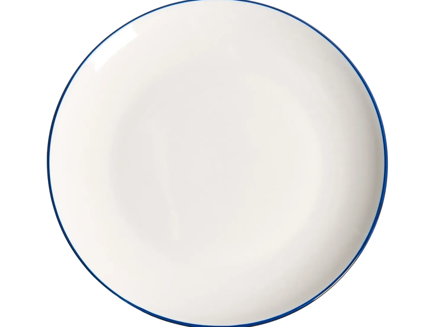 Set di 12 stoviglie CUMIN Porcellana Bianco sporco/Blu