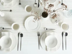 Set di 16 stoviglie ELDERBERRY Porcellana Bianco