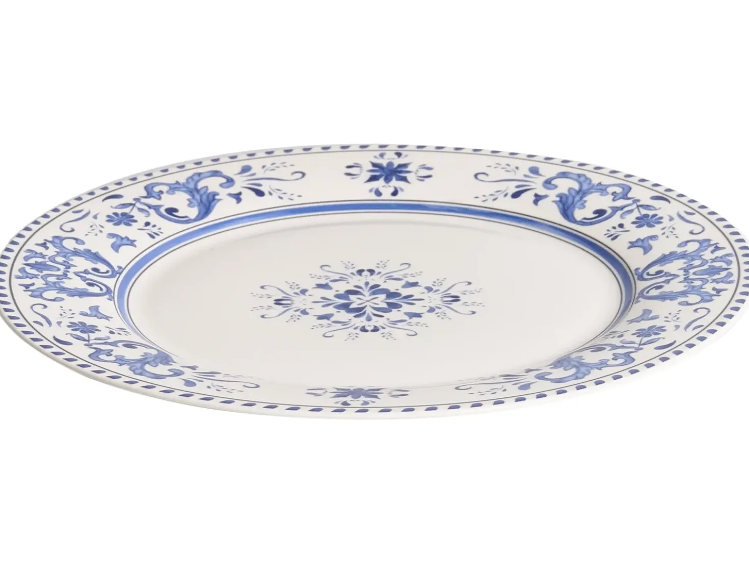 Set di 24 stoviglie GALANGAL Porcellana Bianco/Blu