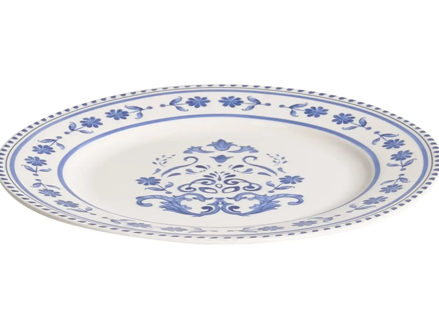 Set di 24 stoviglie GALANGAL Porcellana Bianco/Blu