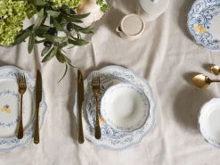 Set di 24 stoviglie LOVAGE Porcellana Bianco
