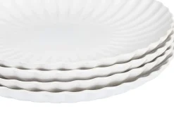 Set di 16 stoviglie NETTLE Gres porcellanato Bianco sporco
