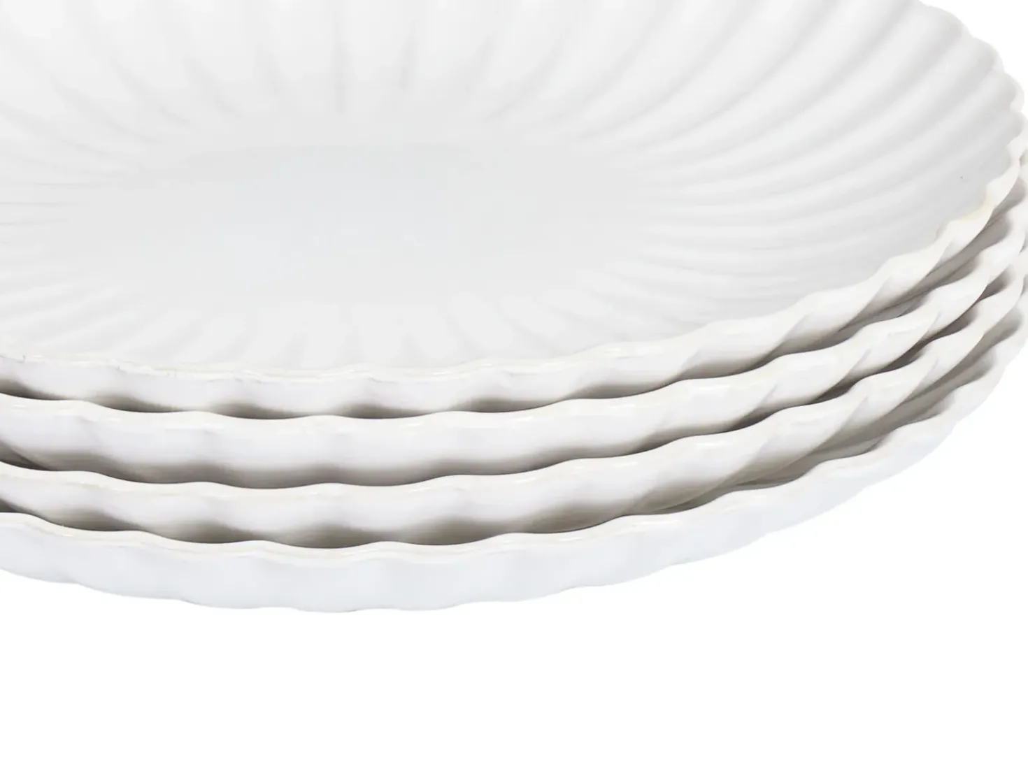 Set di 16 stoviglie NETTLE Gres porcellanato Bianco sporco