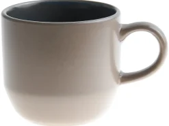 Set di 16 stoviglie NUTMEG Gres porcellanato Nero/Beige
