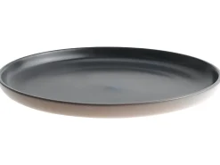 Set di 16 stoviglie NUTMEG Gres porcellanato Nero/Beige