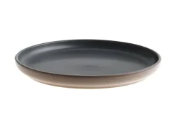 Set di 16 stoviglie NUTMEG Gres porcellanato Nero/Beige