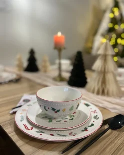 Set di 12 stoviglie SAFFRON Porcellana Bianco