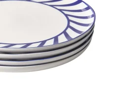 Set di 12 stoviglie SHISO Porcellana Bianco/Blu