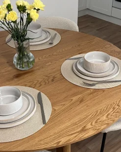 Set di 24 stoviglie SPIKENARD Gres porcellanato Bianco sporco