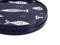 Set di 16 stoviglie TAMARIND Porcellana Bianco/Blu