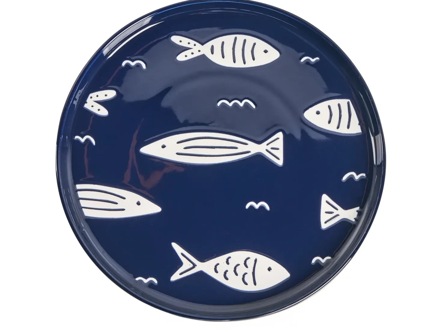 Set di 16 stoviglie TAMARIND Porcellana Bianco/Blu
