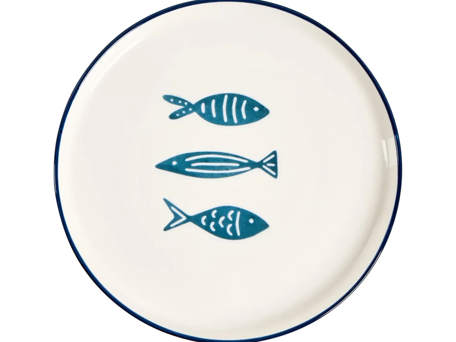 Set di 16 stoviglie TAMARIND Porcellana Bianco/Blu