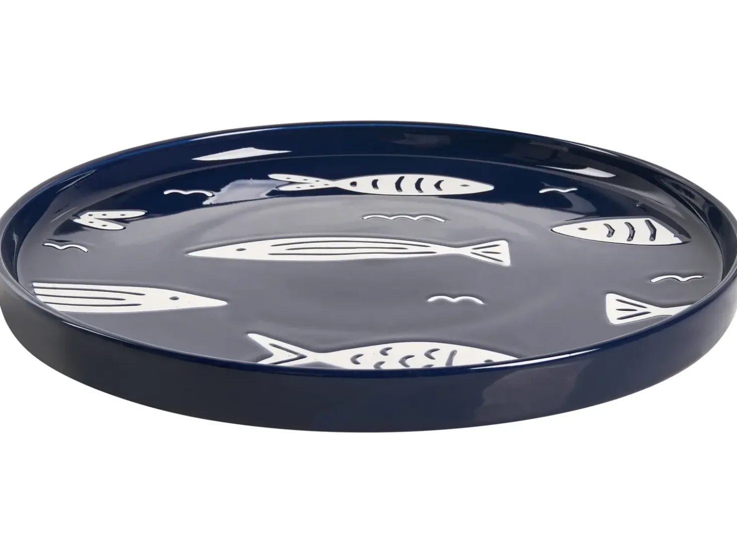 Set di 16 stoviglie TAMARIND Porcellana Bianco/Blu