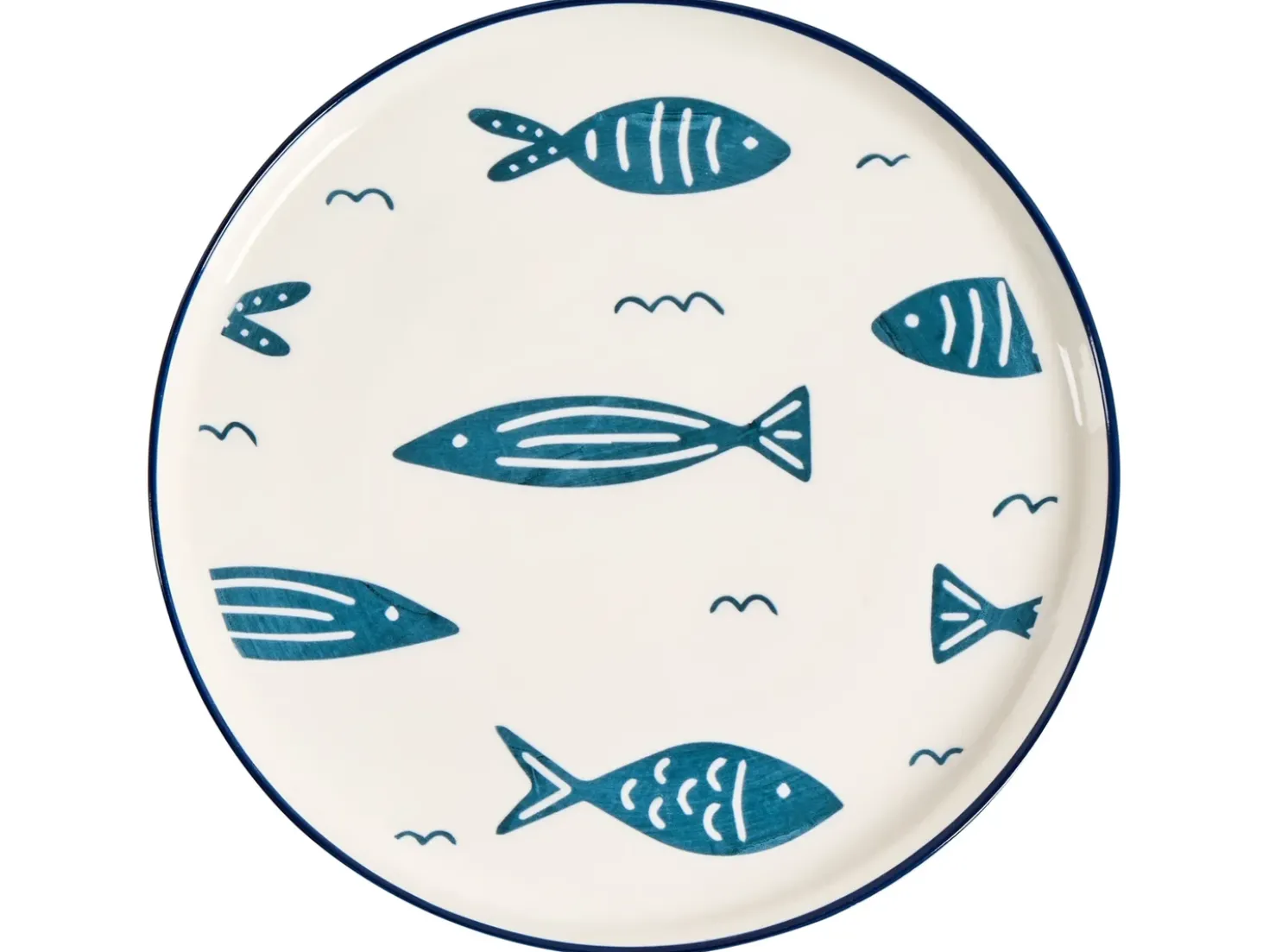 Set di 16 stoviglie TAMARIND Porcellana Bianco/Blu