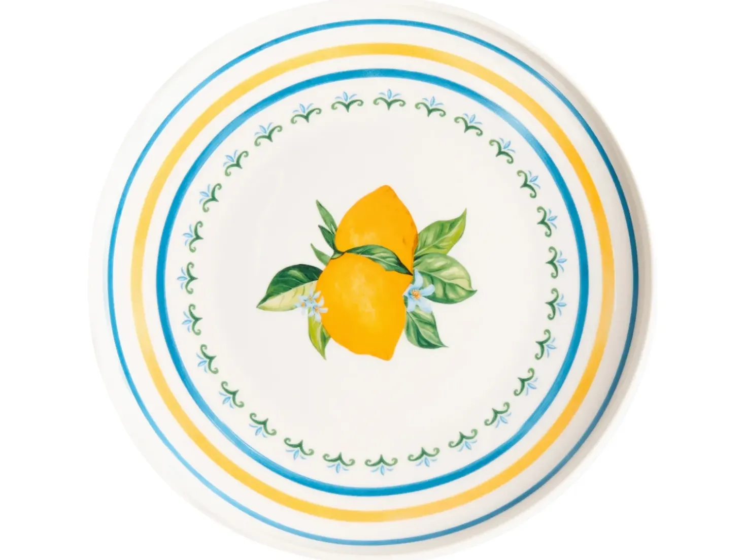 Set di 12 stoviglie TARRAGON Porcellana Bianco/Verde