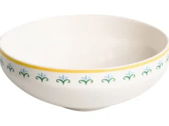 Set di 12 stoviglie TARRAGON Porcellana Bianco/Verde