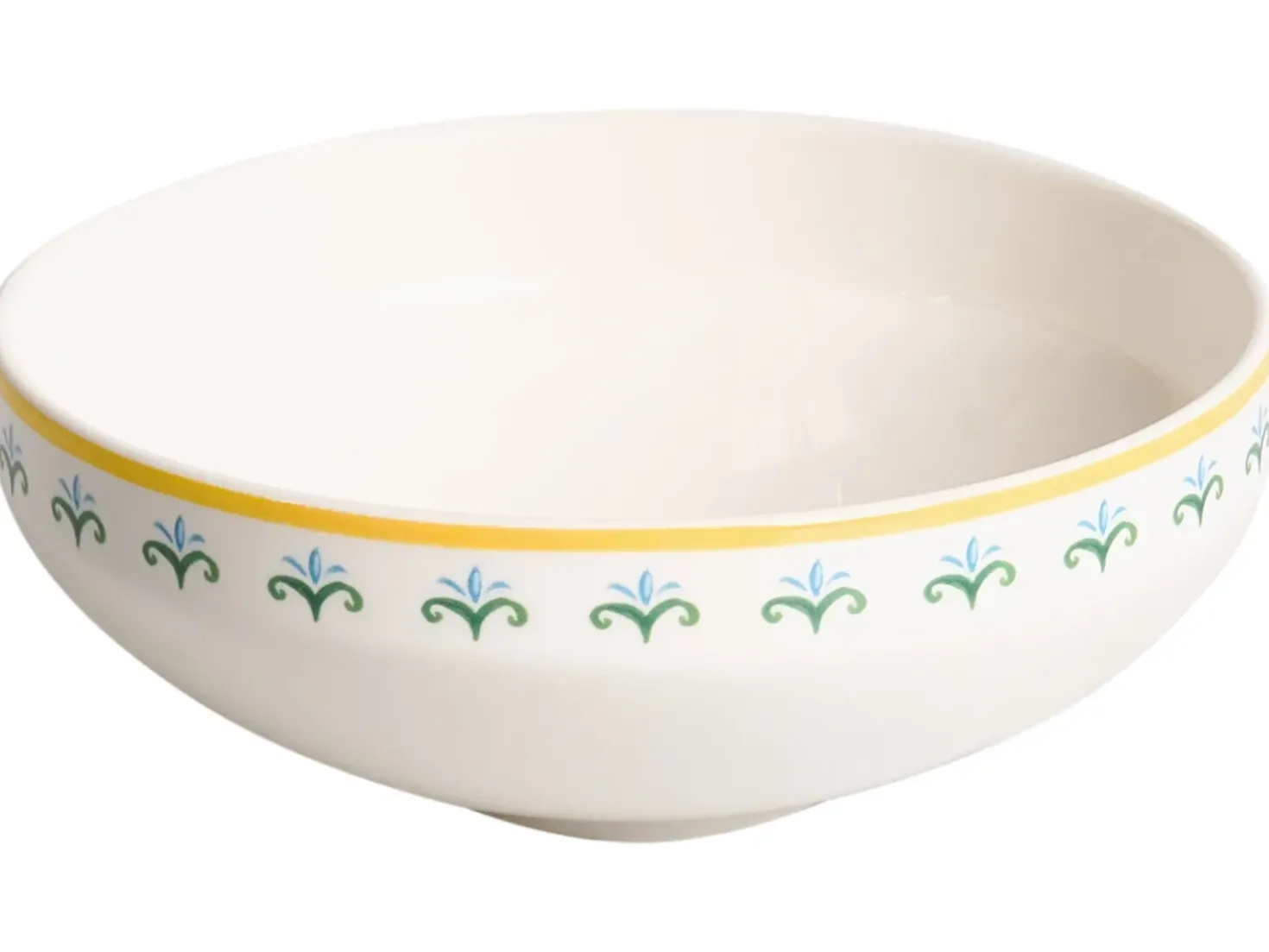 Set di 12 stoviglie TARRAGON Porcellana Bianco/Verde