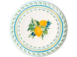 Set di 12 stoviglie TARRAGON Porcellana Bianco/Verde
