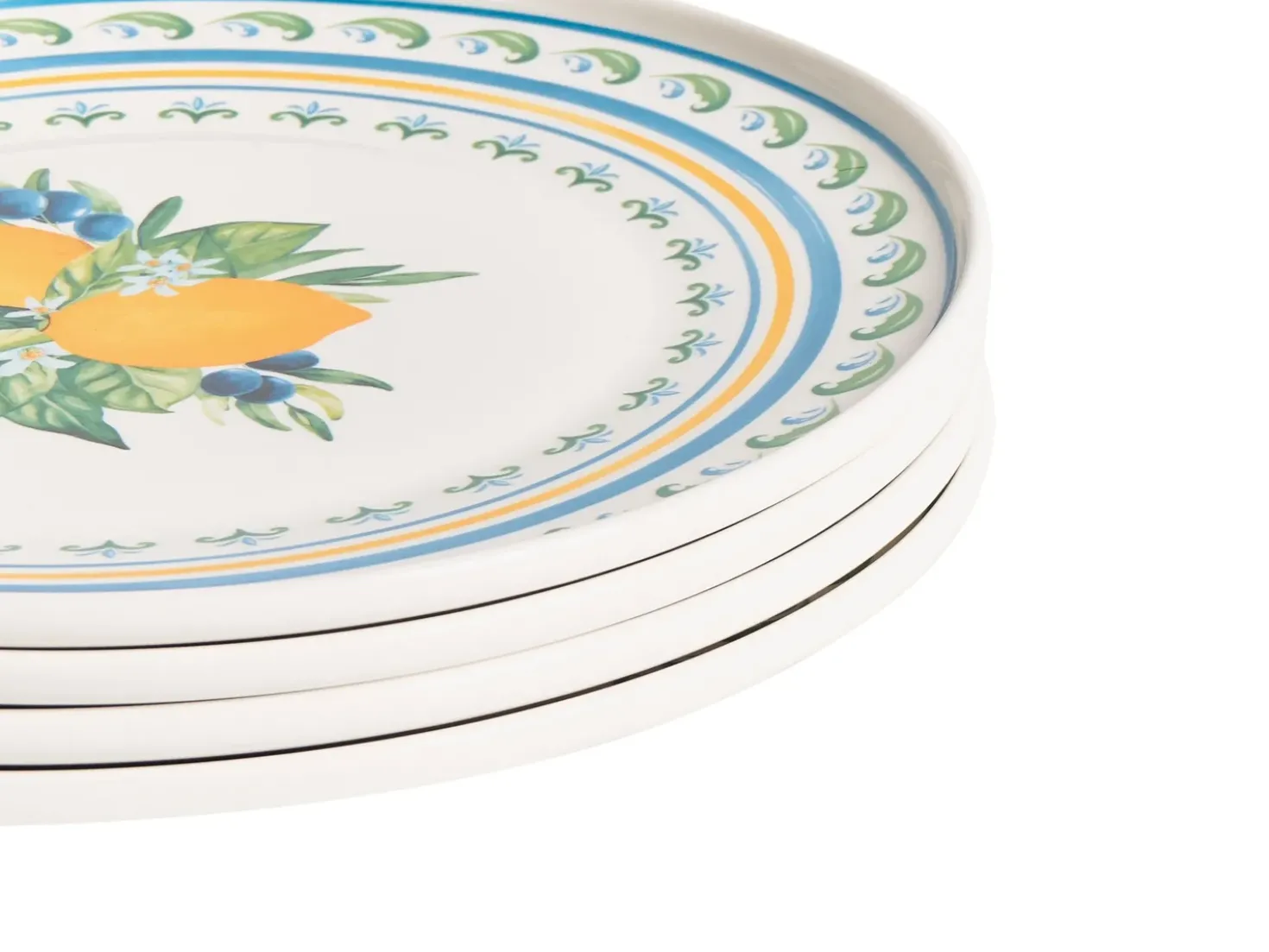 Set di 12 stoviglie TARRAGON Porcellana Bianco/Verde