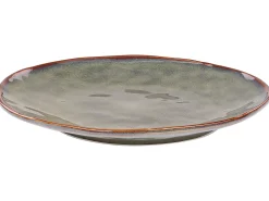 Set di 16 stoviglie THYME Gres porcellanato Verde scuro