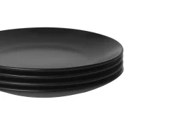 Set di 18 stoviglie VIVANI Gres porcellanato Nero