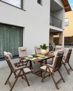 Set di 18 stoviglie VIVANI Gres porcellanato Verde