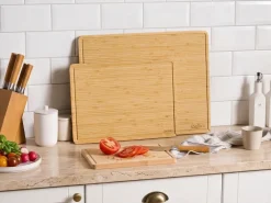 Set di 3 taglieri FOUACE Bambù Marrone chiaro