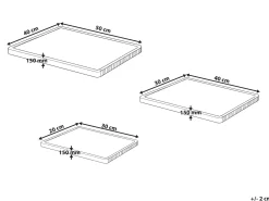 Set di 3 taglieri FOUACE Bambù Marrone chiaro