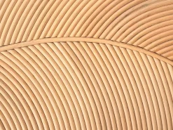 Set di 3 tavolini da caffè PARALIA Rattan Naturale