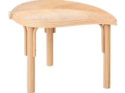 Set di 3 tavolini da caffè PARALIA Rattan Naturale