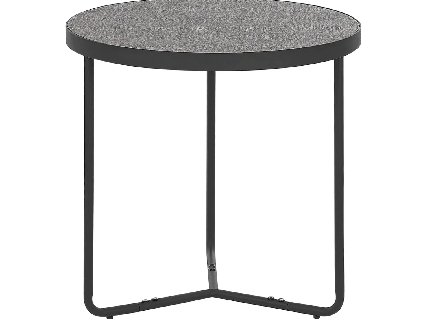 Set di 2 tavolini da caffè MELODY Grigio effetto cemento
