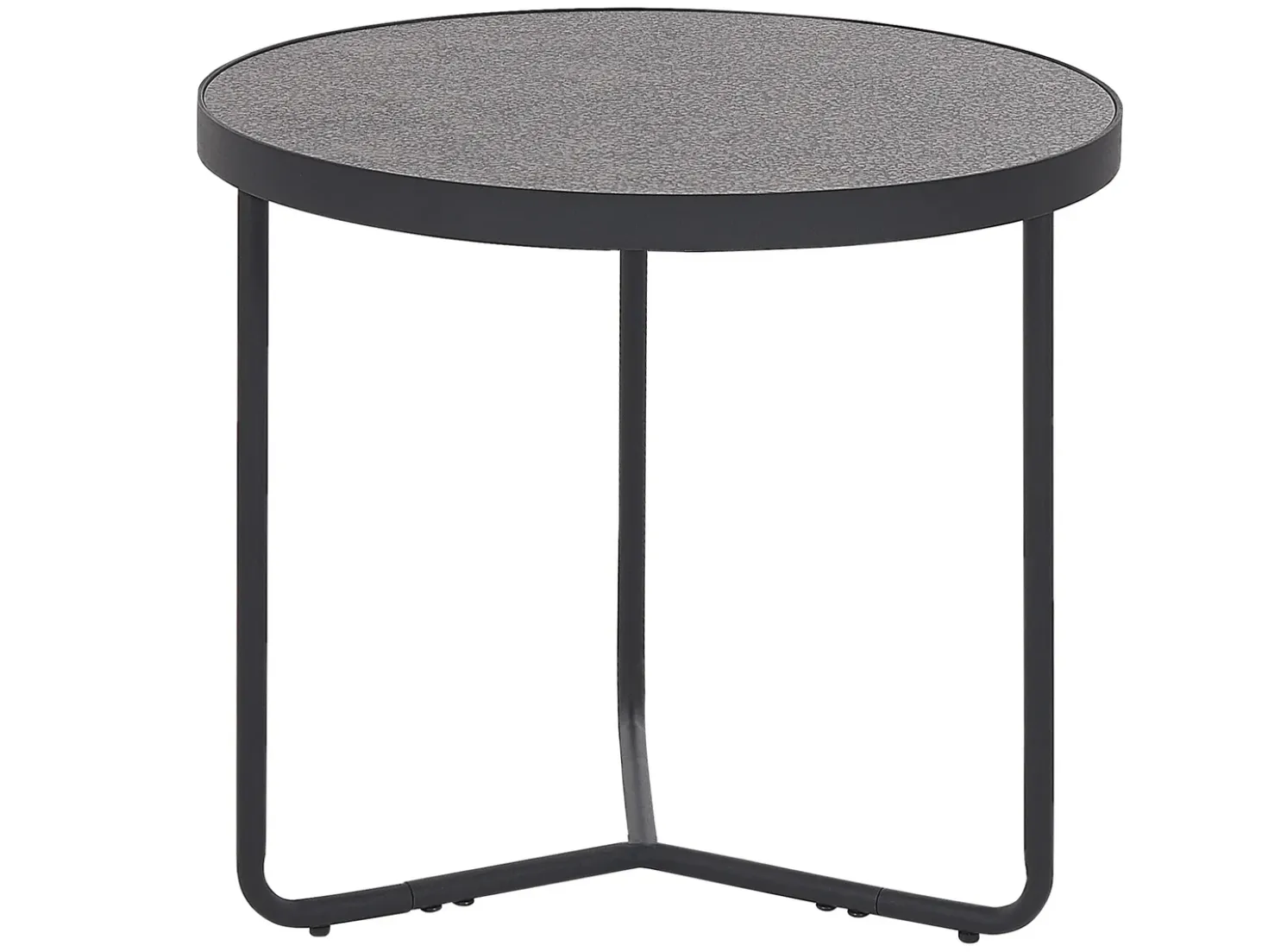 Set di 2 tavolini da caffè MELODY Grigio effetto cemento