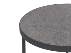 Set di 2 tavolini da caffè MELODY Grigio effetto cemento