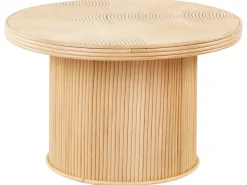 Set di 2 tavolini da caffè ILIOS Rattan Naturale
