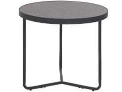 Set di 3 tavolini da caffè MELODY Grigio effetto cemento