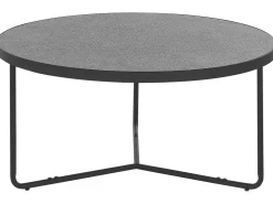 Set di 2 tavolini da caffè MELODY Grigio effetto cemento