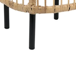 Set di 2 tavolini da caffè CESENATICO Rattan Naturale
