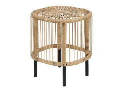 Set di 2 tavolini da caffè CESENATICO Rattan Naturale