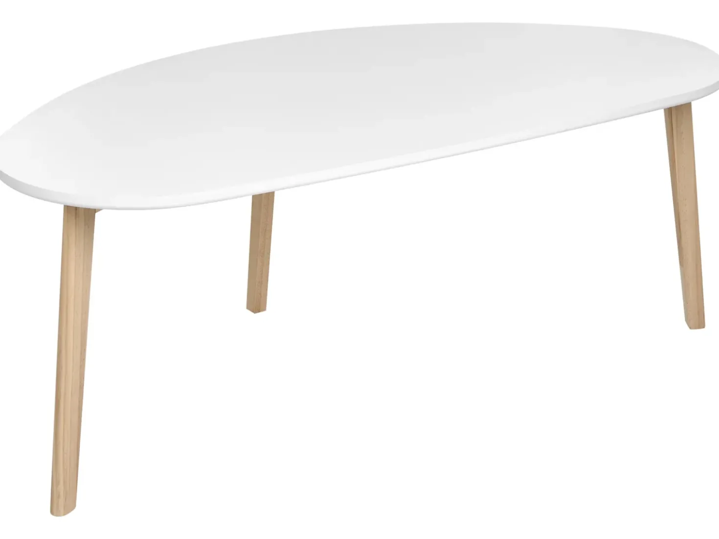 Set di 2 tavolini da caffè FLY Bianco