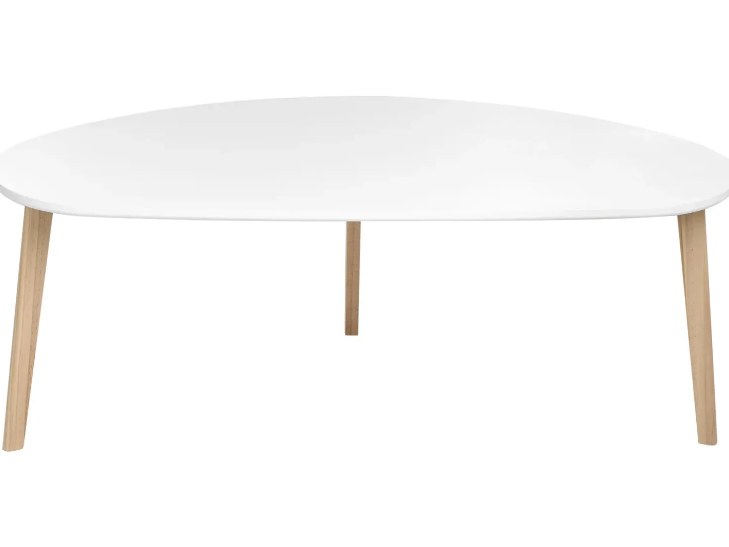 Set di 2 tavolini da caffè FLY Bianco