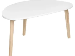 Set di 2 tavolini da caffè FLY Bianco