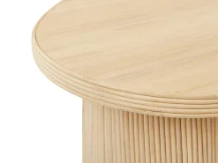 Set di 2 tavolini da caffè SALANTI Rattan Naturale con contenitore