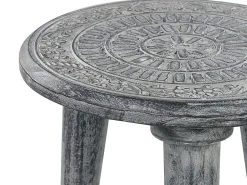 Set di 2 tavolini JATRA Legno di mango Grigio